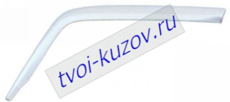 W140 МОЛДИНГ бампера переднего левый хромированный