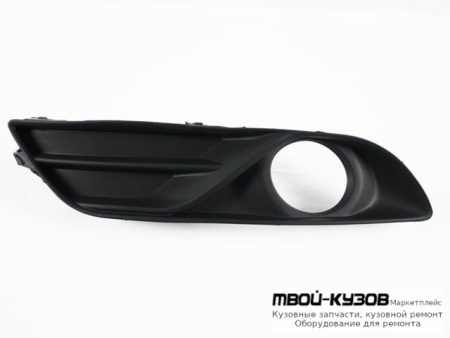 РЕШЕТКА БАМПЕРА ПЕРЕДНИЙ ЛЕВАЯ СТОРОНА С ОТВЕРСТИЯМИ ПОД ПРОТИВОТУМАННЫЕ ФАРЫ (КИТАЙ) для Nissan SENTRA (2014-)