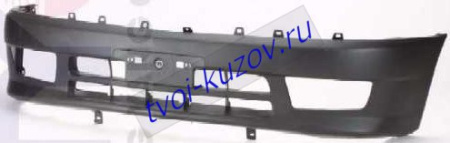 LANCER БАМПЕР передний без отверстий под противотуманки черный
