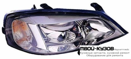 ФАРА ПРАВАЯ СТОРОНА +/- КОРРЕКТОР (КСЕНОН) (DEPO) для Opel ASTRA (03.1998 - 2003)