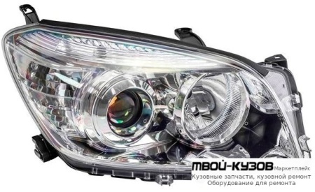 ФАРА ПРАВАЯ СТОРОНА ПОД КОРРЕКТОР (DEPO) для Toyota RAV4 (2006-)