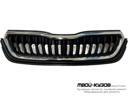 РЕШЕТКА РАДИАТОРА С ХРОМ МОЛДИНГ (КИТАЙ) для Skoda RAPID (2020-)
