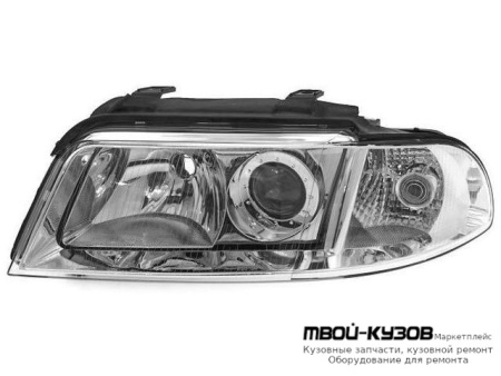 ФАРА ЛЕВАЯ СТОРОНА ПОД КОРРЕКТОР (DEPO) для Audi A4 (01.1999 - 01.2001)