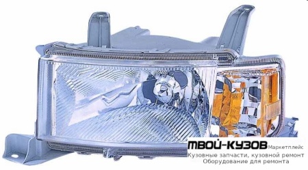 ФАРА ЛЕВАЯ СТОРОНА (DEPO) ПРОЗРАЧНЫЙН для Toyota SCION XB (2003-)