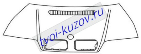 E46 КУПЕ КАПОТ
