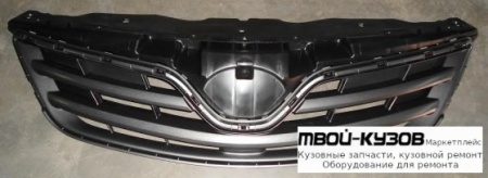 РЕШЕТКА РАДИАТОРА В СБОРЕ С ВНУТРЕН , БЕЗ ХРОМ МОЛДИНГ , СЕРЫЙЕБРИСТ (ТАЙВАНЬ) для Toyota COROLLA E150 (2006-) СЕДАН