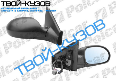 C5 01-08  ЗЕРКАЛО ПРАВОЕ ЧЕРНОЕ ЭЛЕКТРИЧЕСКОЕ С ОБОГРЕВОМ