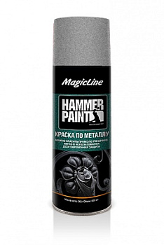 Краска по металлу (молотковая) серебряный (265г)