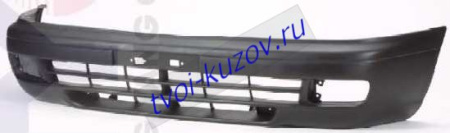 B14 БАМПЕР переднийИЙ с отверстием под повторитель поворота под ПРОТИВОТУМ черного цвета