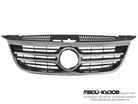 РЕШЕТКА РАДИАТОРА С ХРОМ МОЛДИНГ (ТАЙВАНЬ) для Volkswagen TIGUAN (2007-2016)