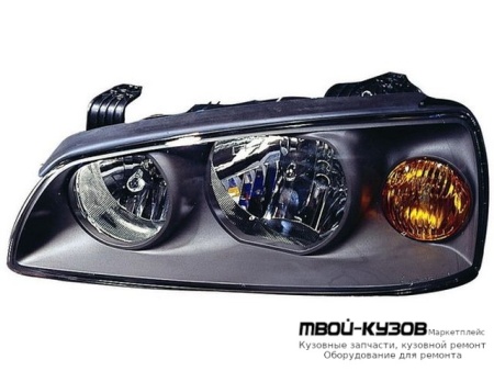 ФАРА ЛЕВАЯ СТОРОНА ПОД КОРРЕКТОР ЧЁРНЫЙ (DEPO) для Hyundai ELANTRA (2004-)