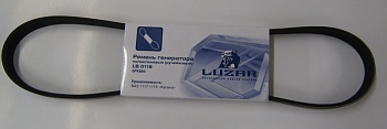 Ремень генератора ВАЗ-1118 6PK884 (LUZAR) LB0118