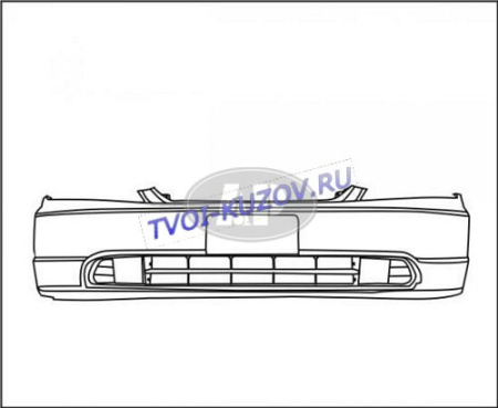 БАМПЕР ПЕРЕДНИЙ черный SDN/CUPE  - для HONDA CIVIC БАМПЕР ПЕРЕДНИЙ черный SDN/CUPE  - для HONDA CIVIC