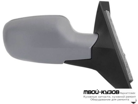 ЗЕРКАЛО ПРАВАЯ СТОРОНА ЭЛЕКТР С ПОДОГРЕВОМ (CONVEX) ГРУНТ (ТАЙВАНЬ) для Renault SCENIC (06.2003 - 2012)
