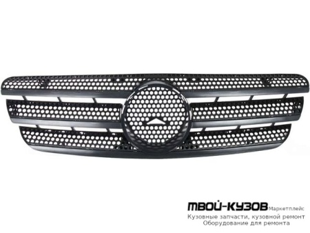 РЕШЕТКА РАДИАТОРА ХРОМ-ЧЁРНЫЙ (ТАЙВАНЬ) для Mercedes W163 (ML) (09.1998-)