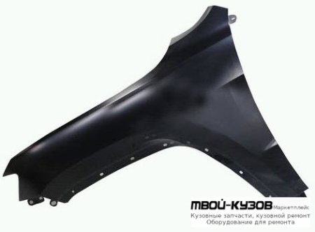 КРЫЛО ПЕРЕДНИЙ ЛЕВАЯ СТОРОНА БЕЗ ОТВ ПОД ПОВТОРИТЕЛЬ (ТАЙВАНЬ) для Jeep GRAND CHEROKEE (2010-)