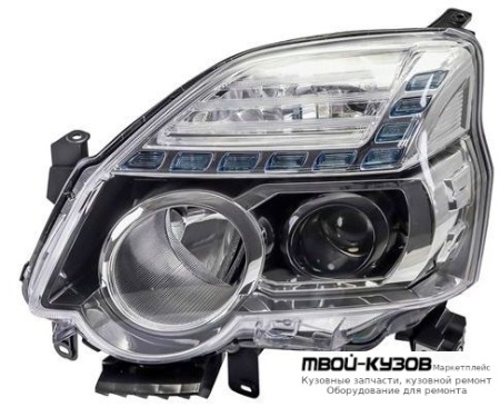 ФАРА ЛЕВАЯ СТОРОНА ЛИНЗОВАННАЯ ПОД КОРРЕКТОР (DEPO) для Nissan X-TRAIL (03.2007-)