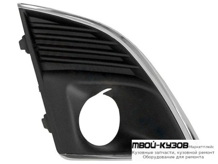 РЕШЕТКА БАМПЕРА ПЕРЕДНИЙ ПРАВАЯ СТОРОНА С ОТВЕРСТИЯМИ ПОД ПРОТИВОТУМАННЫЕ ФАРЫ (КИТАЙ) для Chevrolet CRUZE (2009-)