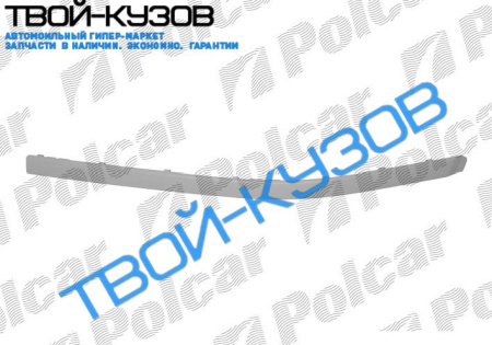 5 E39 00-03 НАКЛАДКА БАМПЕРА L ГРУНТ ПОД ХРОМ БЕЗ ОТВ.ПАРКТРОНИК