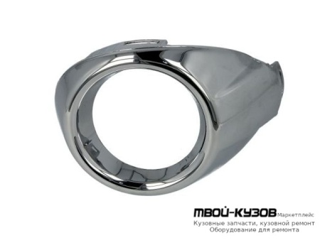 РЕШЕТКА БАМПЕРА ПЕРЕДНИЙ ЛЕВАЯ СТОРОНА С ОТВЕРСТИЯМИ ПОД ПРОТИВОТУМАННЫЕ ФАРЫ ХРОМ (ТАЙВАНЬ) для Ford FOCUS (2011-2014)