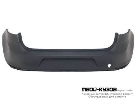 БАМПЕР ЗАДНИЙ БЕЗ ОТВ ПОД ДАТЧИКИ , ГРУНТ (ТАЙВАНЬ) для Volkswagen GOLF VII (2012-)
