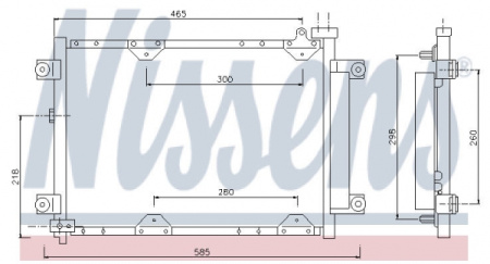 G.VITARA КОНДЕНСАТОР КОНДИЦ