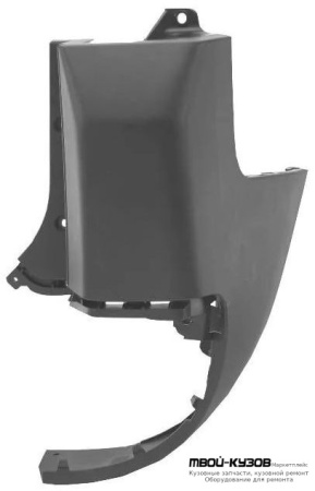 БОКОВИНА БАМПЕРА ЗАДНИЙ ПРАВАЯ СТОРОНА П/ ОДИНАРН ДВЕРЬ (ТАЙВАНЬ) для Peugeot PARTNER (2008-2015)