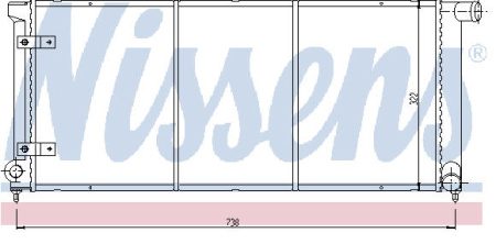 GOLF РАДИАТОР ОХЛАЖДЕН 1.6 TD MT П-КОНДИЦ