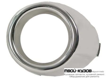 РЕШЕТКА БАМПЕРА ПЕРЕДНИЙ ЛЕВАЯ СТОРОНА П/ПРОТИВОТУМ ХРОМ (ТАЙВАНЬ) для Ford FIESTA (2008-)