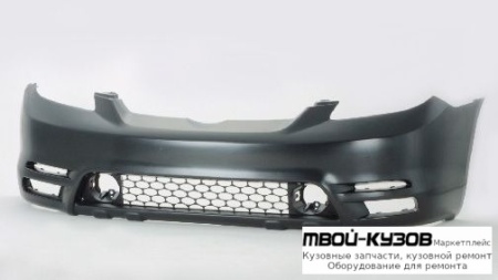 БАМПЕР ПЕРЕДНИЙ БЕЗ ОТВ П/ СПОЙЛЕР ЧЁРНЫЙ (ТАЙВАНЬ) для Toyota MATRIX (2003-)