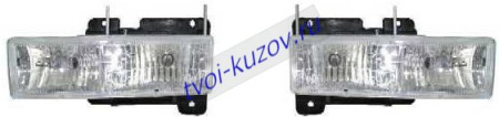 C10 ФАРА Л+П (КОМПЛЕКТ) В СБОРЕ С КРЕПЛЕН ТЮНИНГ ХРУСТАЛ