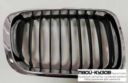 РЕШЕТКА РАДИАТОРА ПРАВАЯ СТОРОНА ХРОМ-ЧЁРНЫЙ (ТАЙВАНЬ) для BMW E46 СЕДАН / УНИВЕРСАЛ (05.1998 - 08.2001) (09.2001 - 2003)