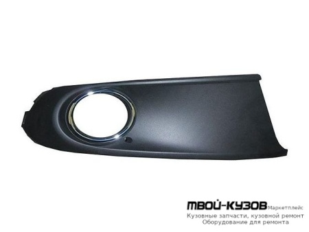 РЕШЕТКА БАМПЕРА ПЕРЕДНИЙ ПРАВАЯ СТОРОНА С ОТВЕРСТИЯМИ ПОД ПРОТИВОТУМАННЫЕ ФАРЫ (СЕДАН) (КИТАЙ) для Volkswagen POLO (09.2010 - 2020)