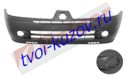 CLIO 01- БАМПЕР ПЕРЕДНИЙ ПОД ПОКРАСКУ