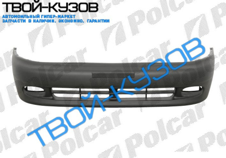 LANOS БАМПЕР ЧЕРНЫЙ С ОТВ.ПОД П/Т  СЕДАН