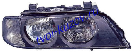 E39 (H7-HB3) ФАРА правая (DEPO) ПОД КОРРЕКТОР указ. поворота белого цвета