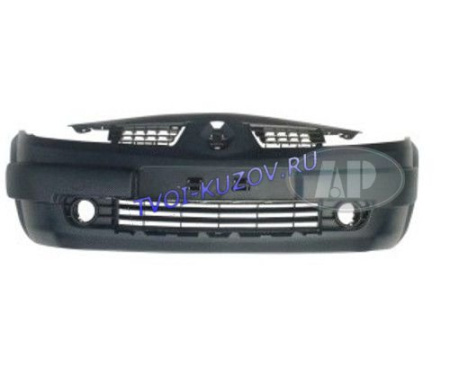 БАМПЕР ПЕРЕДНИЙ мат/черн с отв.под пр/тум.