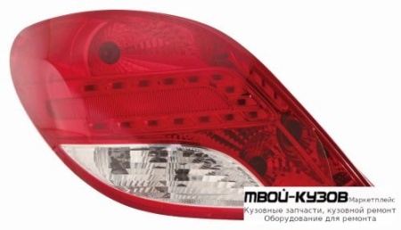 ФОНАРЬ ЗАДНИЙ ВНЕШНИЙ ЛЕВАЯ СТОРОНА (DEPO) для Peugeot 207 (2005-)