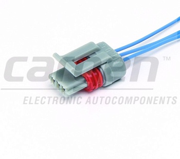 Колодка соединительная датчика распредвала (фаз) ВАЗ-2108-15,2110-12 с проводами (герметичная) (Сargen)