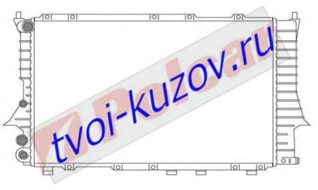 100/A6 1290- 2023 +D РАДИАТОР 632X390 (60460)