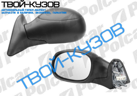 XSARA 00- ЗЕРКАЛО R ЭЛ+ОБОГРЕВ, ЧЕРНОЕ,ВЫПУКЛОЕ