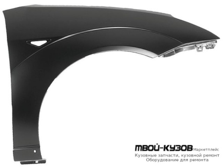 КРЫЛО ПЕРЕДНИЙ ПРАВАЯ СТОРОНА С ОТВ ПОД ПОВТОРИТЕЛЬ (ТАЙВАНЬ) для Ford FOCUS (11.1998 - 10.2001) (11.2001-)