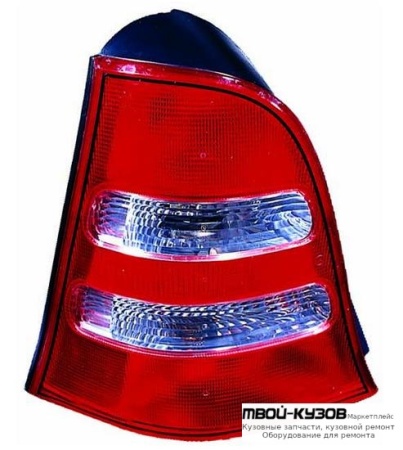 ФОНАРЬ ЗАДНИЙ ВНЕШНИЙ ПРАВАЯ СТОРОНА (DEPO) КРАСНЫЙ-XРОМ для Mercedes W168 A-CLASS (09.1997-)