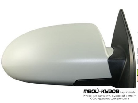 ЗЕРКАЛО ПРАВАЯ СТОРОНА ЭЛЕКТР С ПОДОГРЕВОМ (CONVEX) ГРУНТ (ТАЙВАНЬ) для Hyundai VERNA (2006-)