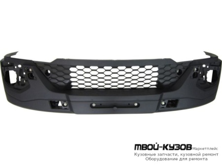 БАМПЕР ПЕРЕДНИЙ С ОТВЕРСТИЯМИ ПОД ПРОТИВОТУМАННЫЕ ФАРЫ (ТАЙВАНЬ) для Iveco DAILY (2012-)