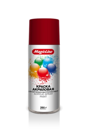 Краска красная насыщенная (265г)RAL3002