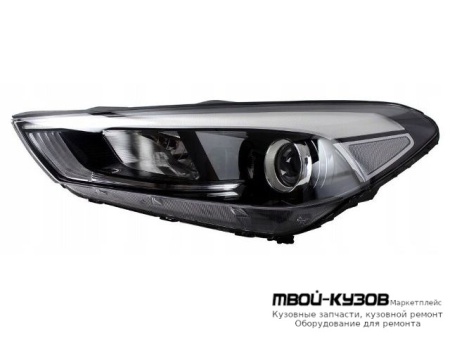 ФАРА ЛЕВАЯ СТОРОНА ЛИНЗОВАННАЯ С КОРРЕКТОР , ДИОД (DEPO) для Hyundai TUCSON (2015-)