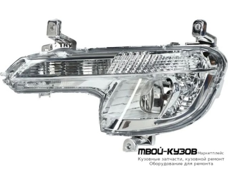 ФАРА ПРОТИВОТУМАННАЯ ЛЕВАЯ СТОРОНА С ПОДСВЕТ , УКАЗАТЕЛЬ ПОВОРОТА (DEPO) для Peugeot 508 (2012-)