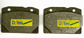 Колодка тормозная ВАЗ-2121 передняя (DAFMI) Д301П Plus (4 шт.)