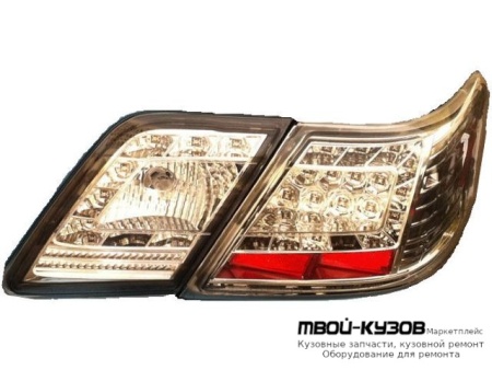 ФОНАРЬ ЗАДНИЙ ВНЕШНИЙ+ВНУТР ЛЕВАЯ + ПРАВАЯ (КОМПЛЕКТ) ТЮНИНГ ПОЛНОСТЬЮ С ДИОД (SONAR) ХРОМ для Toyota CAMRY V40 (01.2006-)